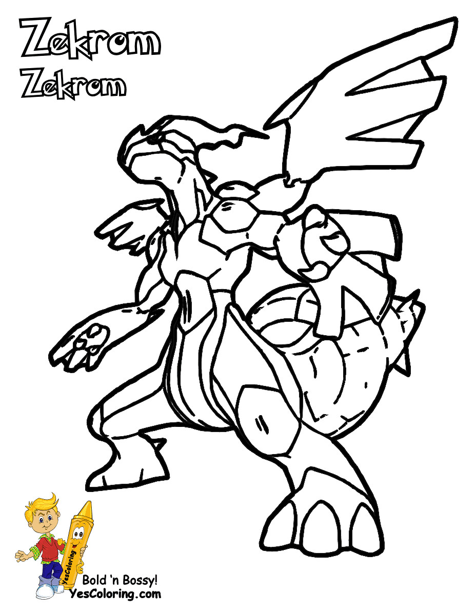 Pokemon Coloring Pages For Boys
 Dynamic Pokemon Black And White Coloring Sheets