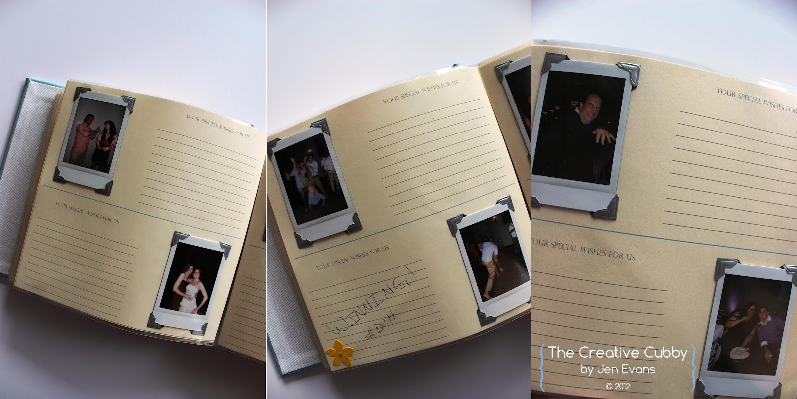 Polaroid Picture Wedding Guest Book
 The Creative Cubby Polaroid Wedding Guest Book