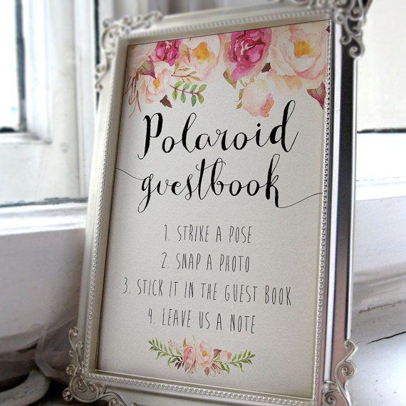 Polaroid Picture Wedding Guest Book
 163 best Wedding Guestbooks