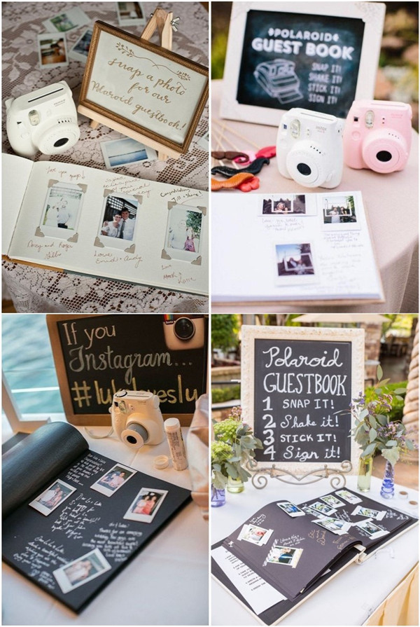Polaroid Picture Wedding Guest Book
 7 Creative Polaroid Wedding Ideas Too Cool to Pass up