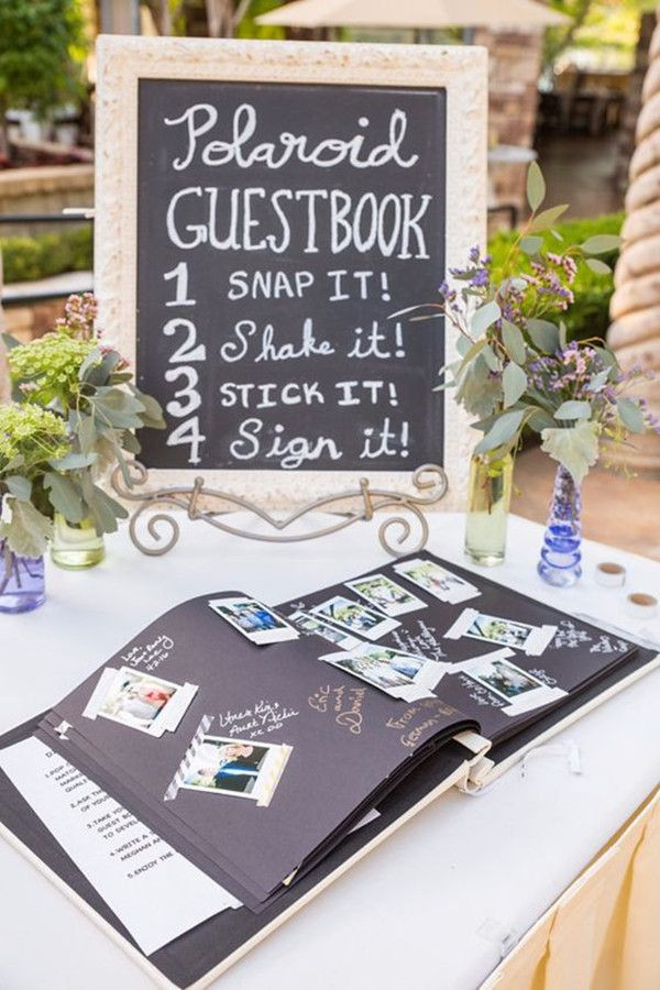Polaroid Picture Wedding Guest Book
 Top 10 Genius Wedding Ideas from Pinterest