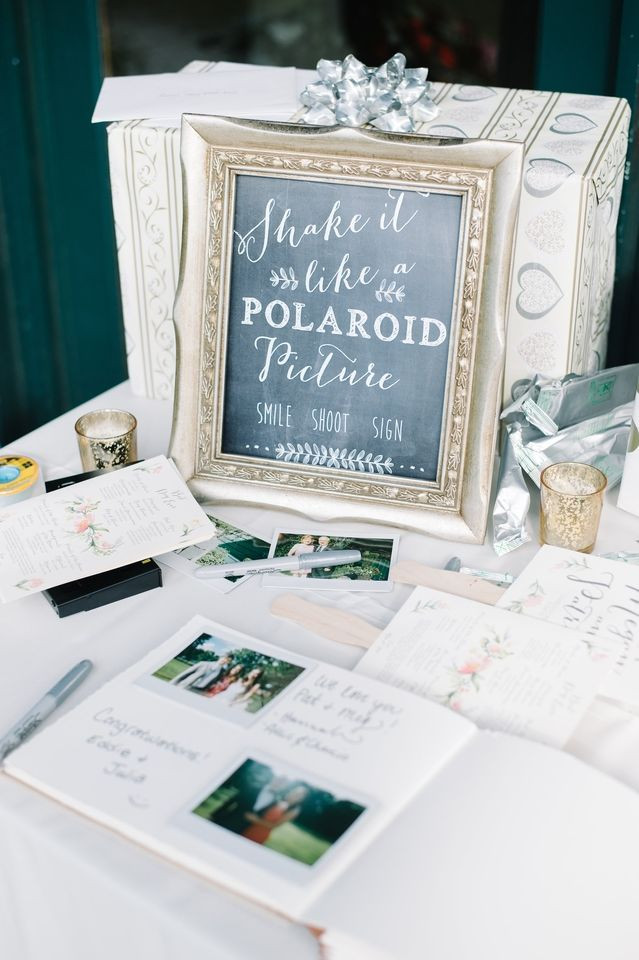 Polaroid Picture Wedding Guest Book
 bridal gowns