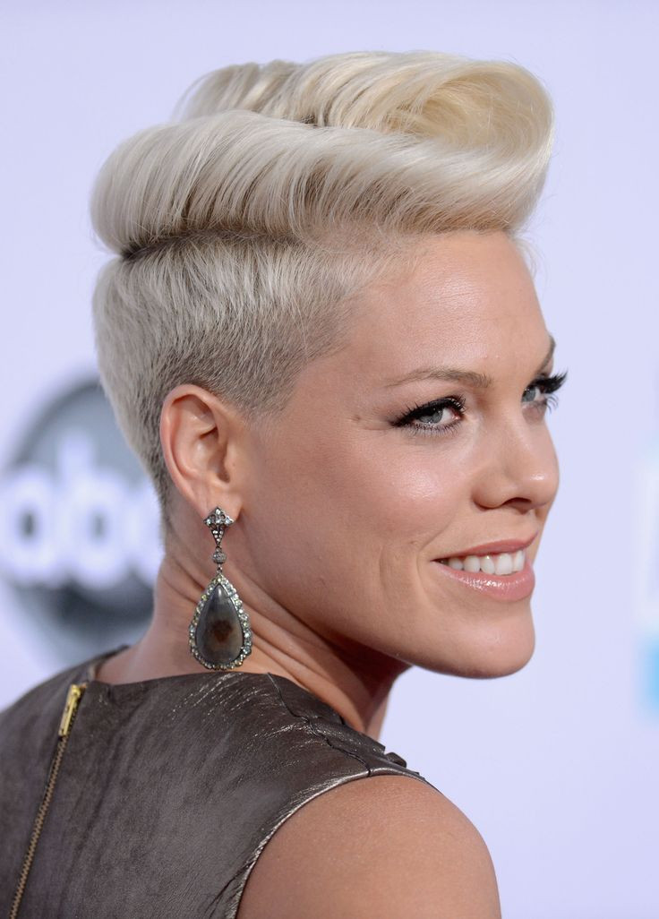 Pompadour Hairstyle Female
 How to style an undercut pompadour Pink