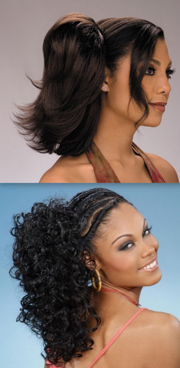 Ponytail Updo Hairstyles For Black Hair
 Ponytail Hairstyles for Black Women Hairstyle for black
