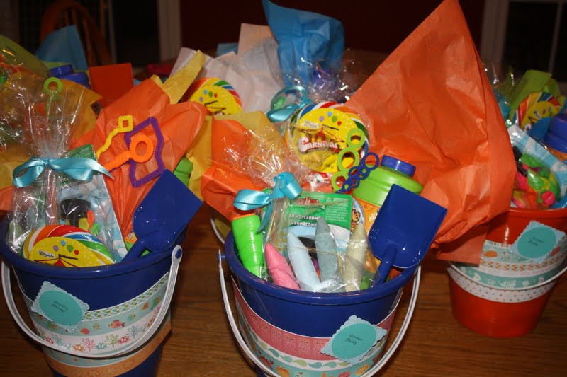 Pool Party Gift Ideas
 her Little Ways Fun & Sun Party Favors Centerpieces