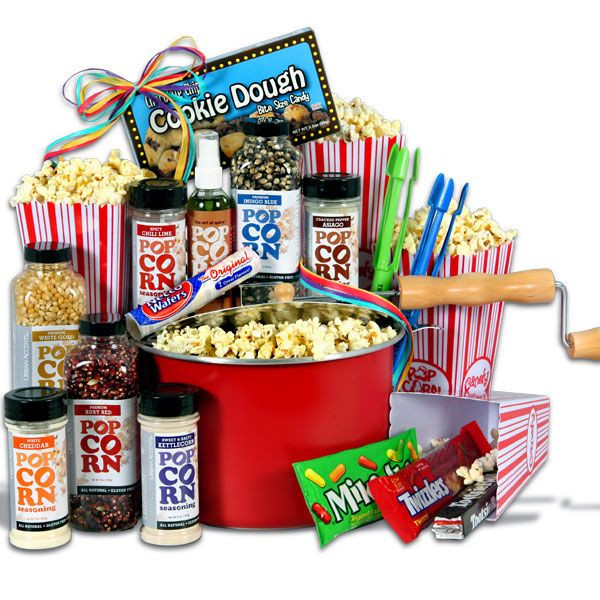 Popcorn Gift Basket Ideas
 Popcorn Lovers Night At The Movies Gift Basket Premium