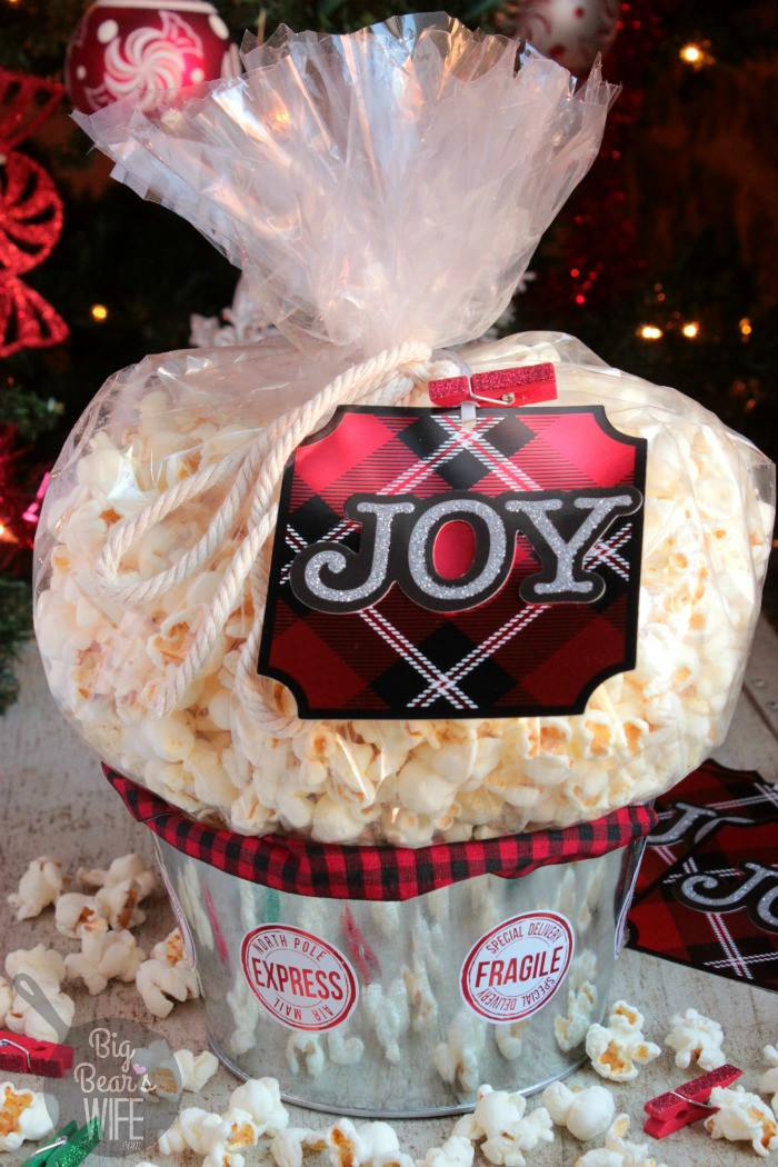 Popcorn Gift Basket Ideas
 Popcorn Gift Basket & Gift Card Holder Idea Big Bear s Wife