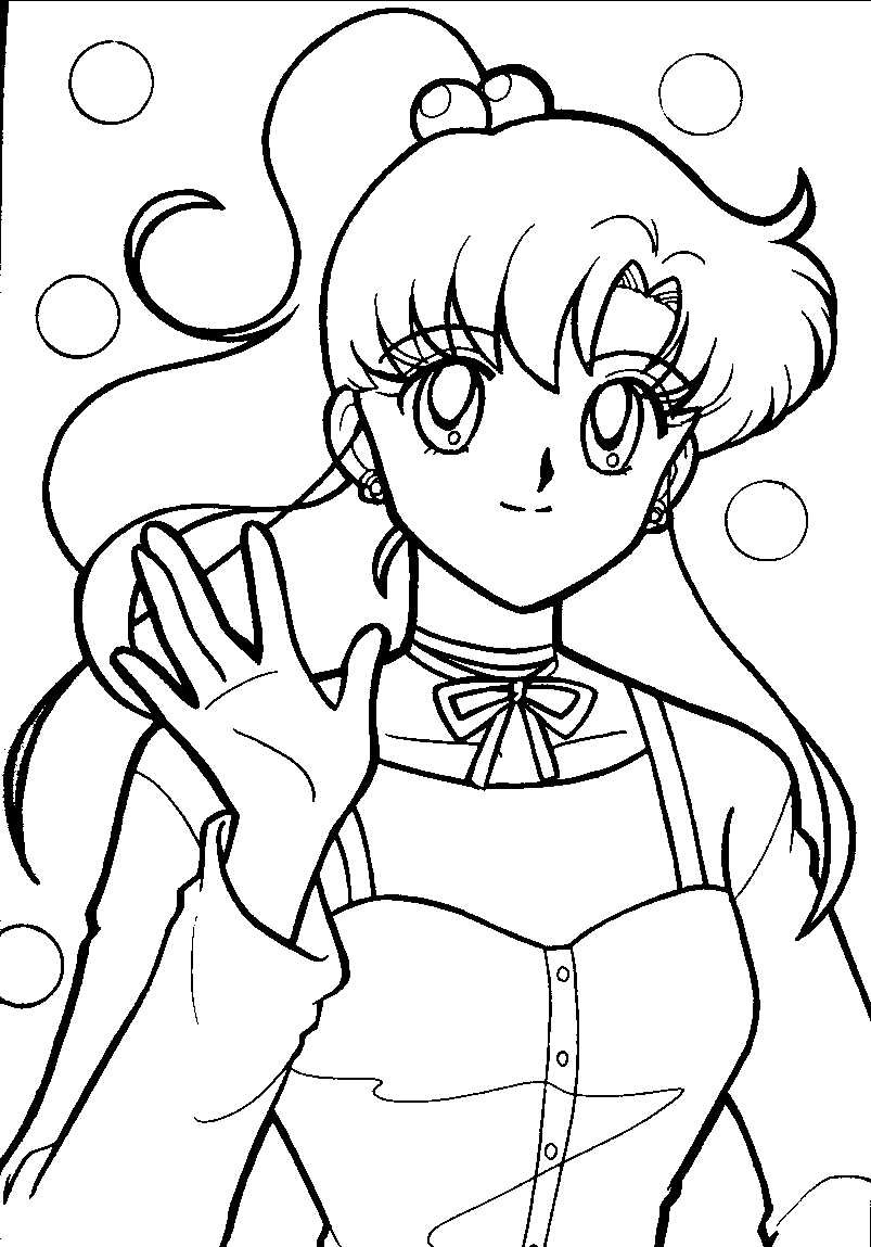 Popular Coloring Pages For Kids
 Free Printable Sailor Moon Coloring Pages For Kids