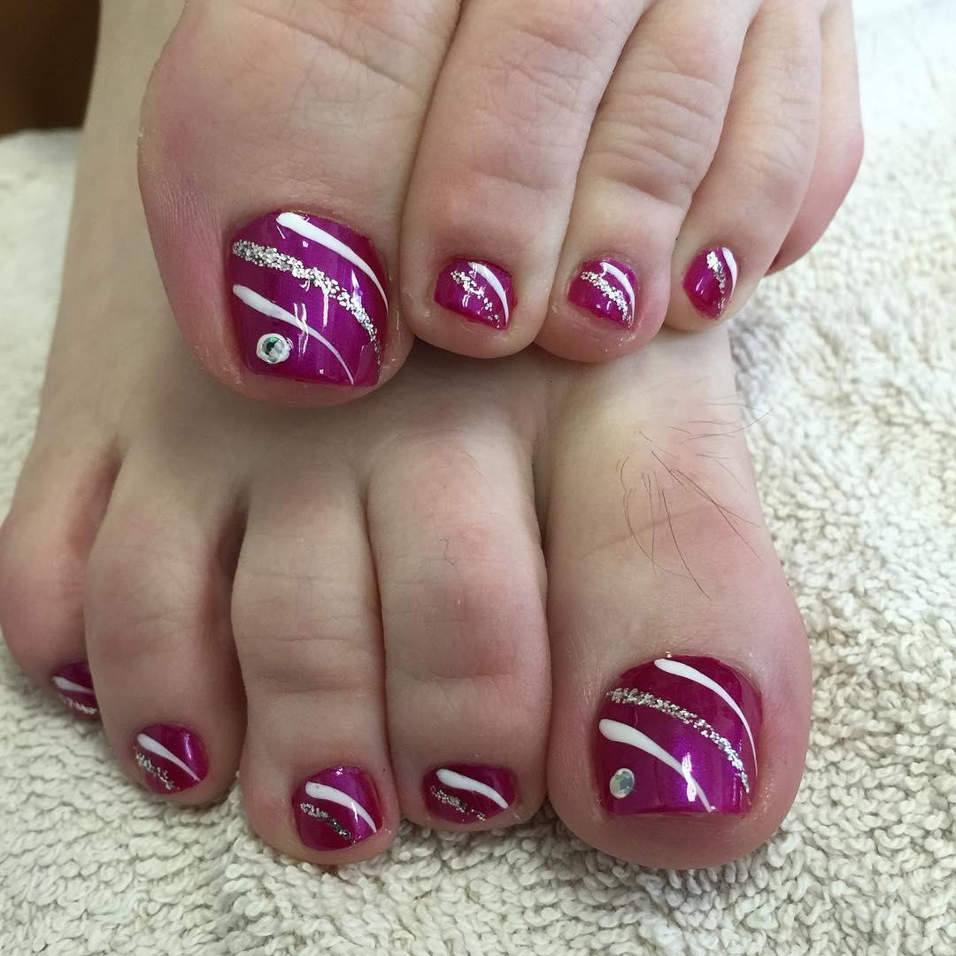 Popular Toe Nail Colors
 Toe Nail Ideas French Tip Designs For Toes Easy Living
