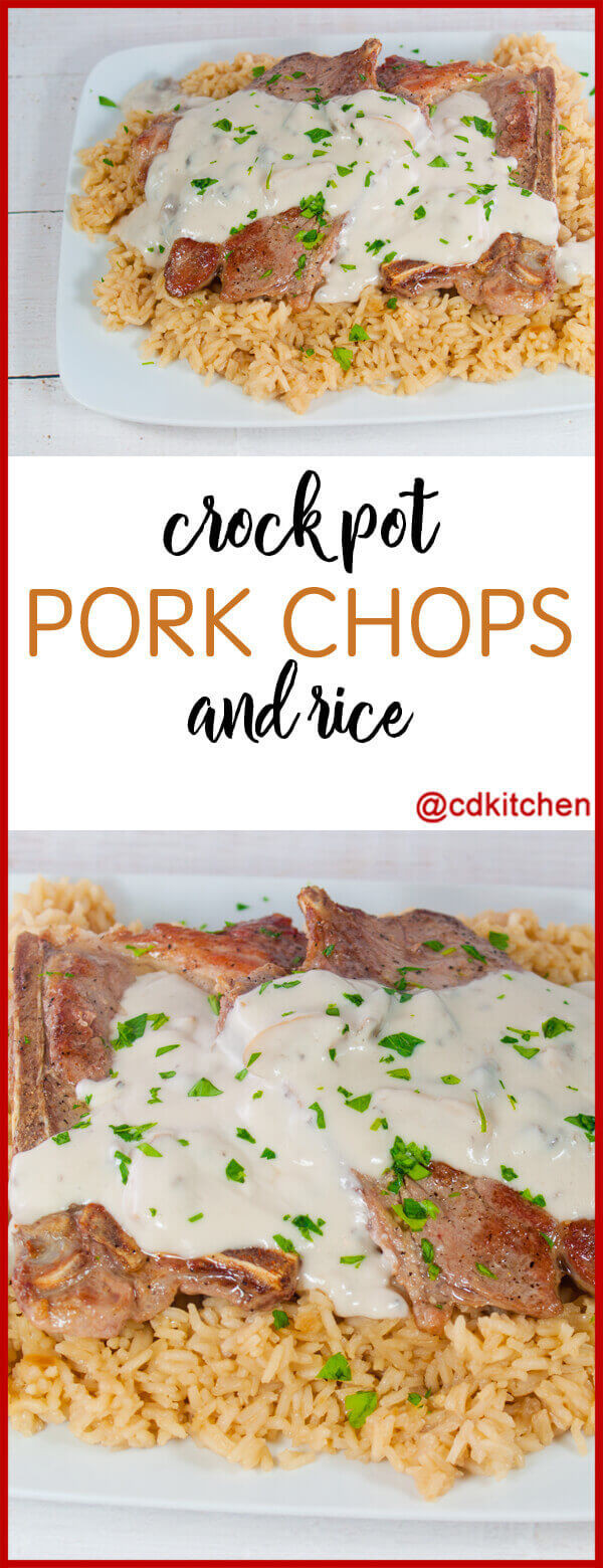 Pork Chops And Rice Recipe With Onion Soup Mix
 Crock Pot Pork Chops And Rice Recipe