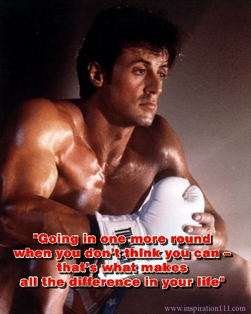 Positive Movie Quotes
 Rocky Inspirational Movie Quotes QuotesGram