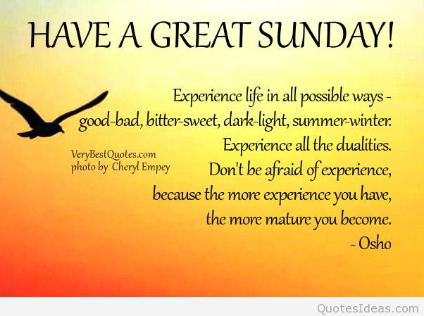 Positive Sunday Quotes
 Have a great Sunday quote with card