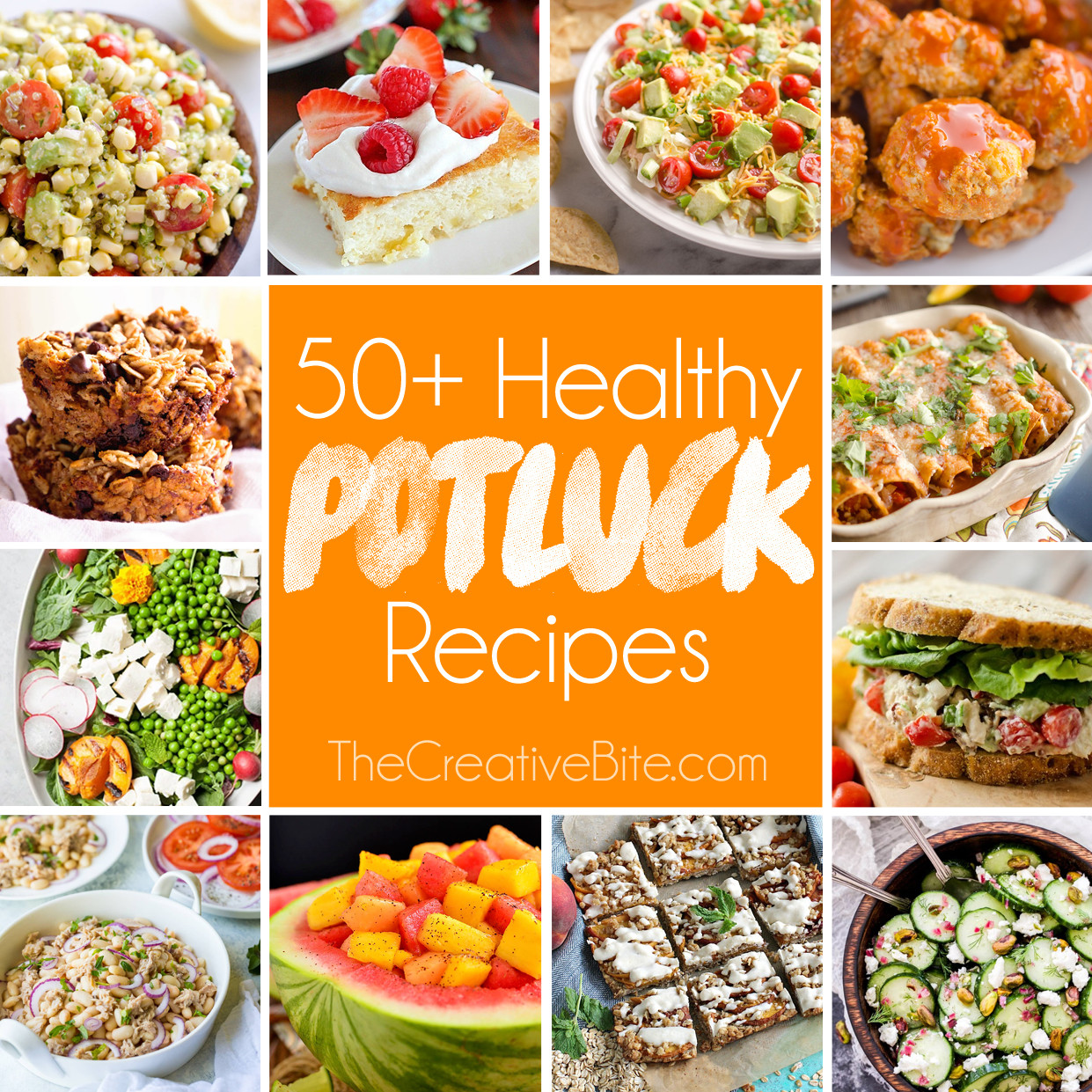 Potluck Dinner Ideas
 50 Light & Healthy Potluck Recipes