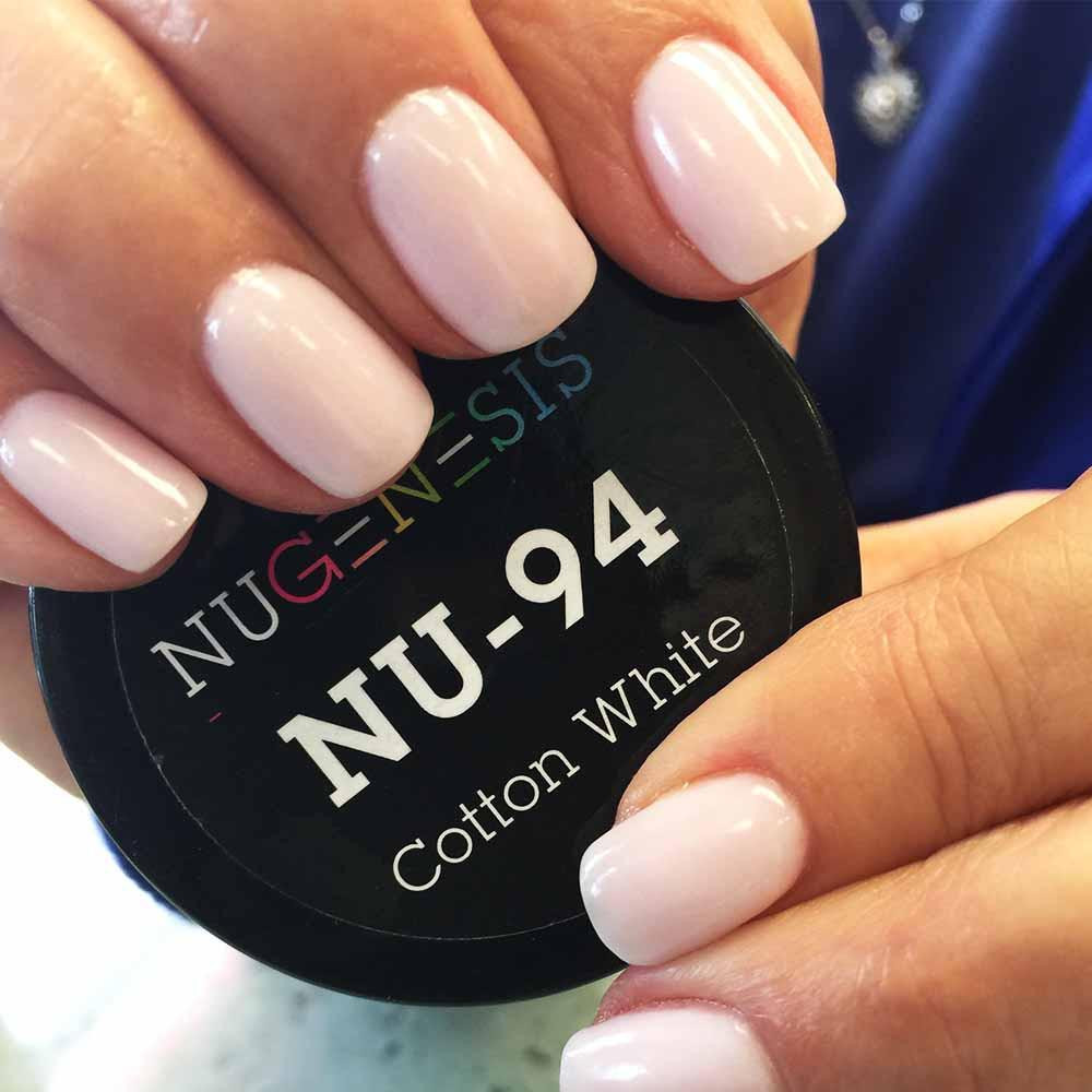 Powder Nail Colors
 NuGenesis Nails Dip Powder Cotton White NU 94
