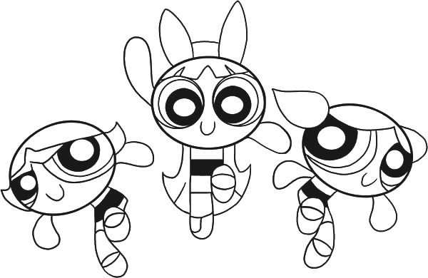 Powder Puff Girls Coloring Pages
 Coloring Fun 2016