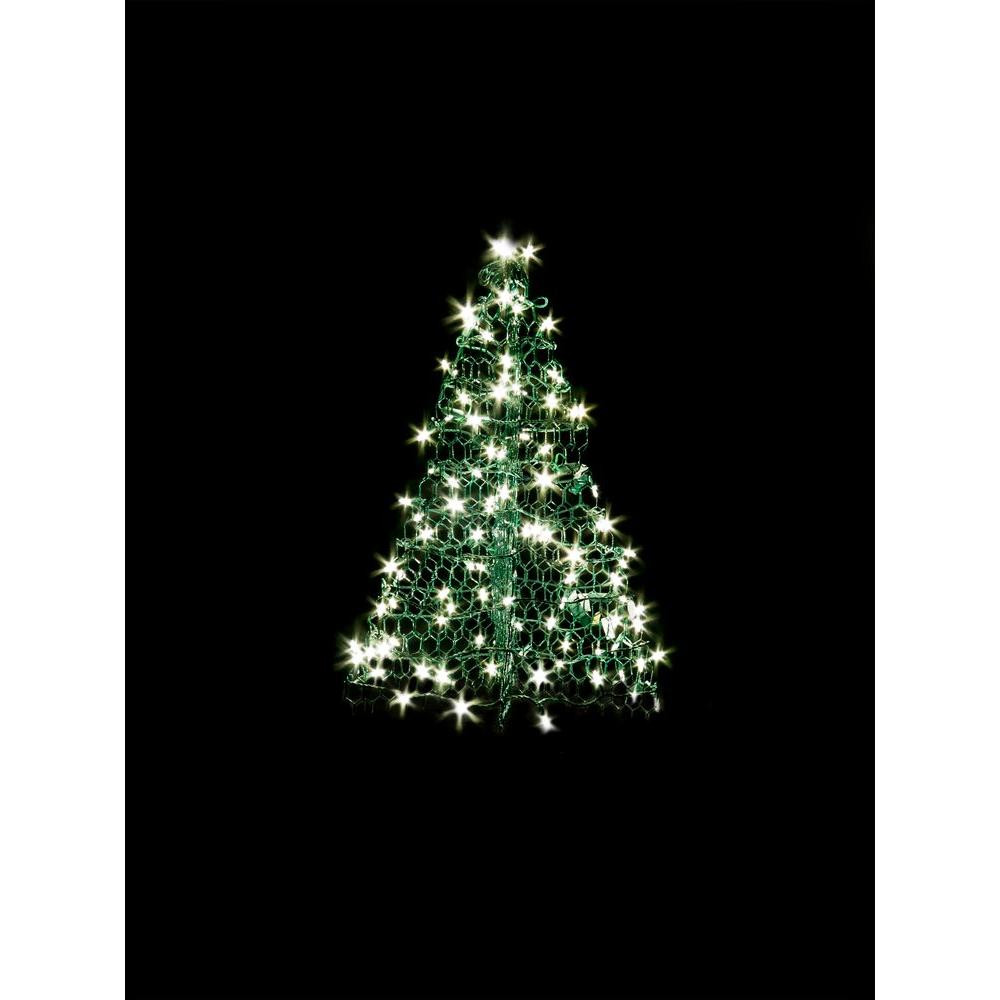 Pre Lit Outdoor Christmas Trees
 Crab Pot Trees 3 ft Indoor Outdoor Pre Lit LED Artificial