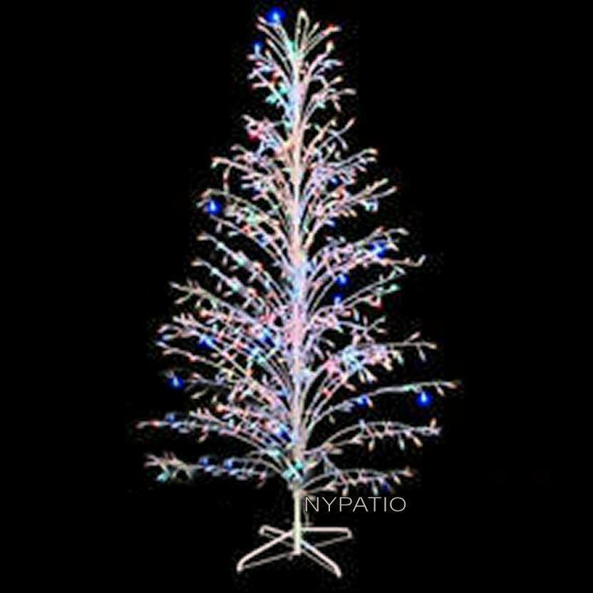 Pre Lit Outdoor Christmas Trees
 6 FT PRE LIT CASCADE OUTDOOR LIGHTED TWIG CHRISTMAS TREE