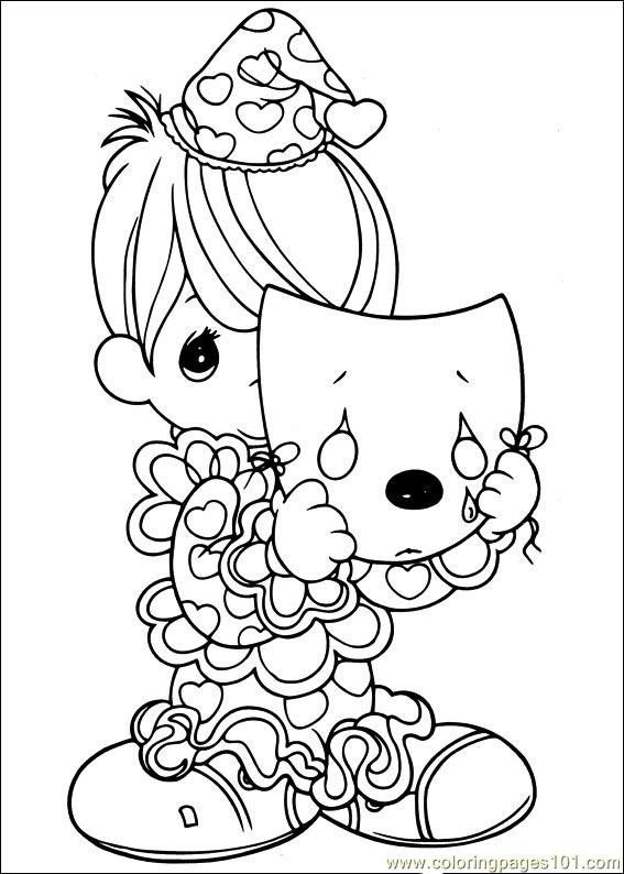 Precious Moments Printable Coloring Pages
 Precious Moments 50 printable coloring page for kids and