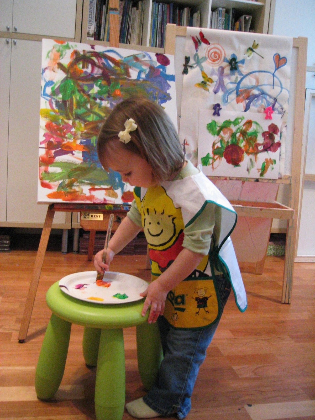 Preschool Arts And Crafts
 Pink and Green Mama Making Art At Home My Favorite Art