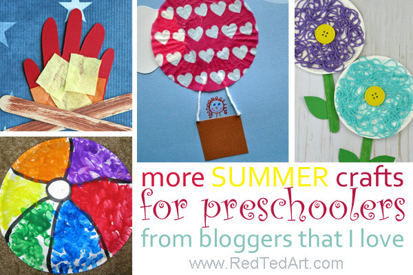Preschool Arts And Crafts
 More Summer Crafts For Preschoolers From Bloggers That I