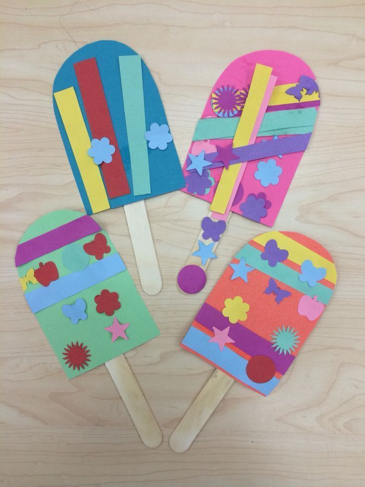 Preschool Craft Ideas
 Popsicle Summer Art Craft for Preschoolers Kindergarten