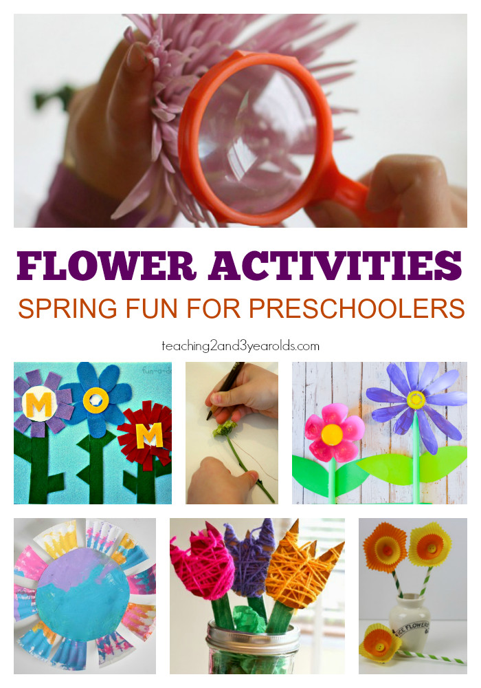 Preschool Crafts Activities
 Fun Preschool Spring Activities Using Flowers