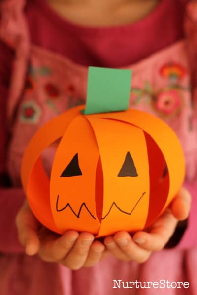 Preschool Halloween Craft Ideas
 Easy pumpkin craft for scissor skills NurtureStore