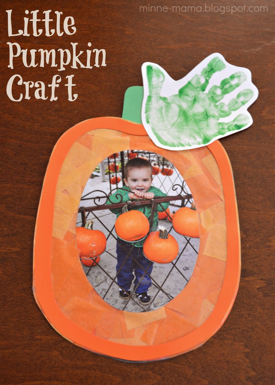Preschool Halloween Craft Ideas
 Minne Mama Little Pumpkin Craft