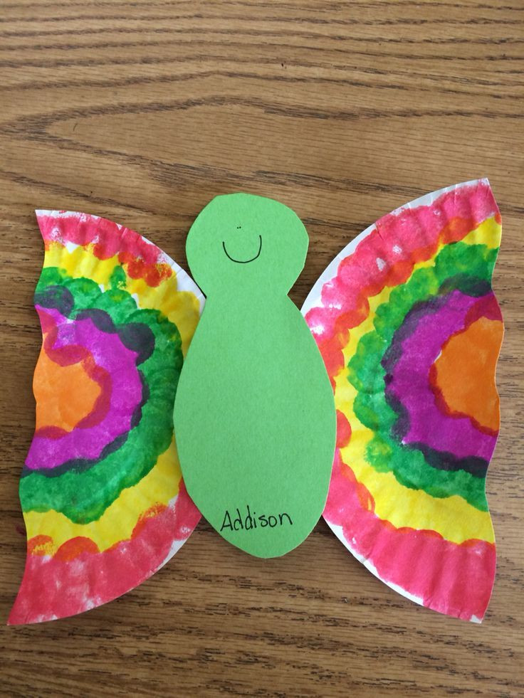 Preschool Spring Crafts Ideas
 Easy paper plate butterflies