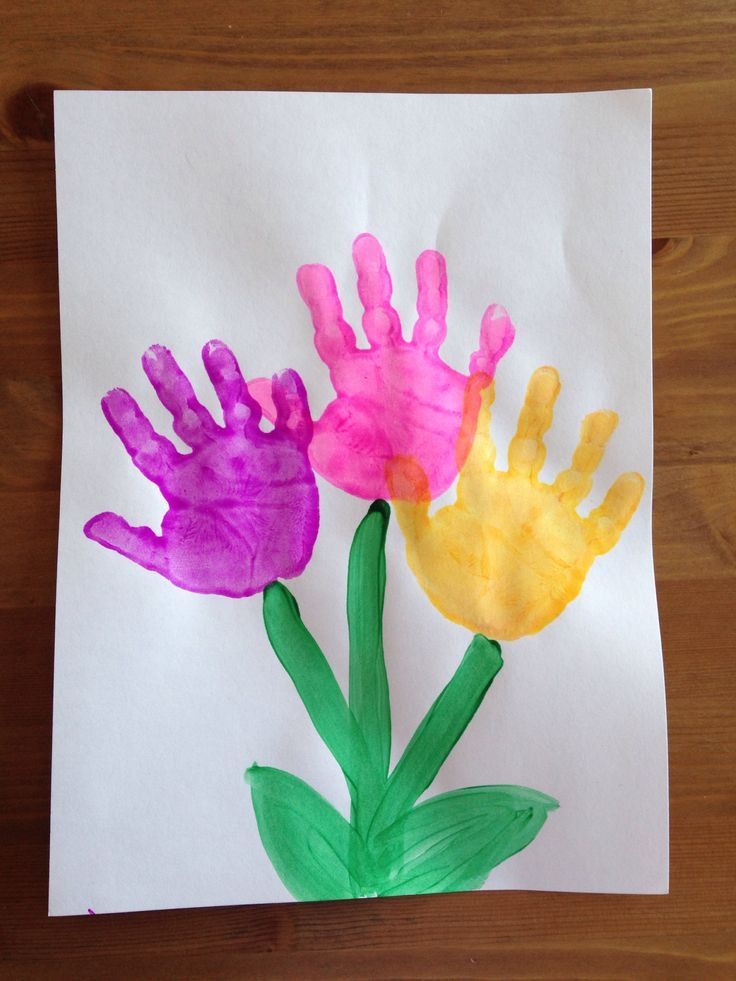 Preschool Spring Crafts Ideas
 Handprint Flower Craft Spring Craft Preschool Craft