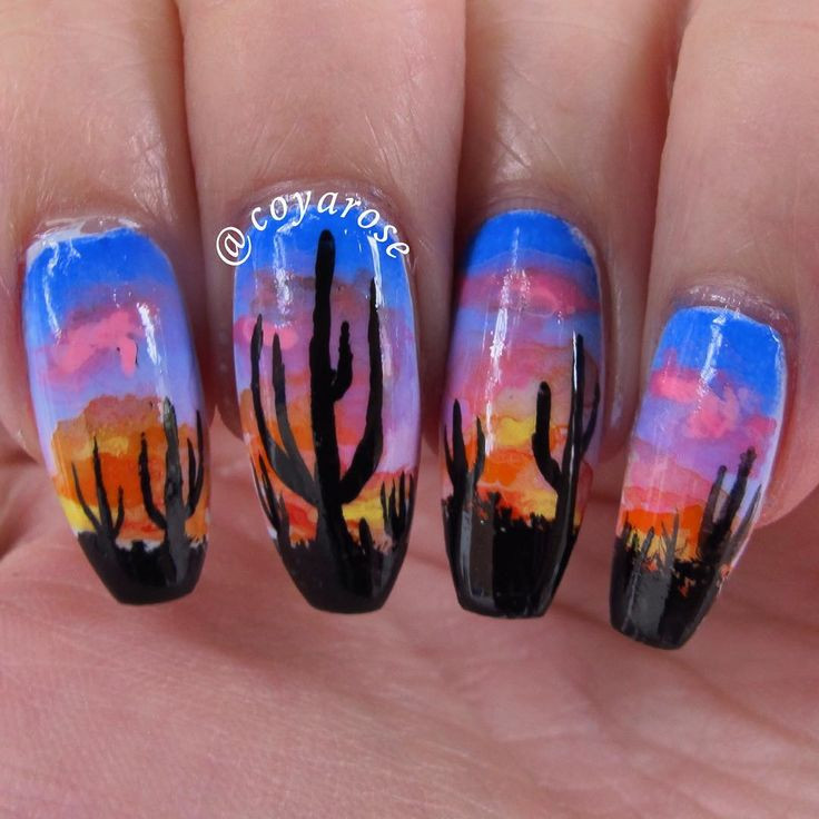 Pretty Nails Palm Desert
 The 25 best Sunset nails ideas on Pinterest