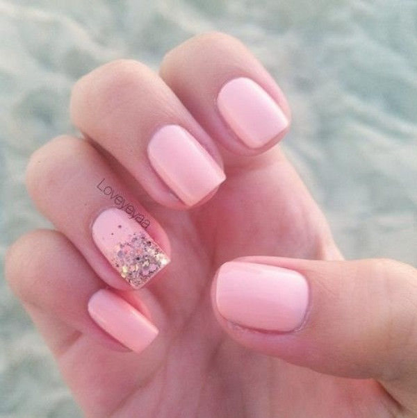 Pretty Pink Nails
 Picture Pretty And Pink Trendy Wedding Nails Ideas