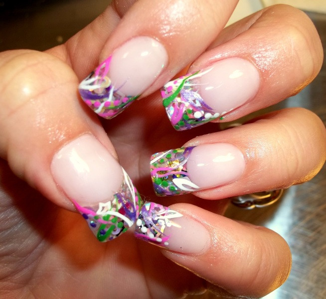 Pretty Spring Nails
 Nail Designs Awesome Beautiful Colorful Spring Nails