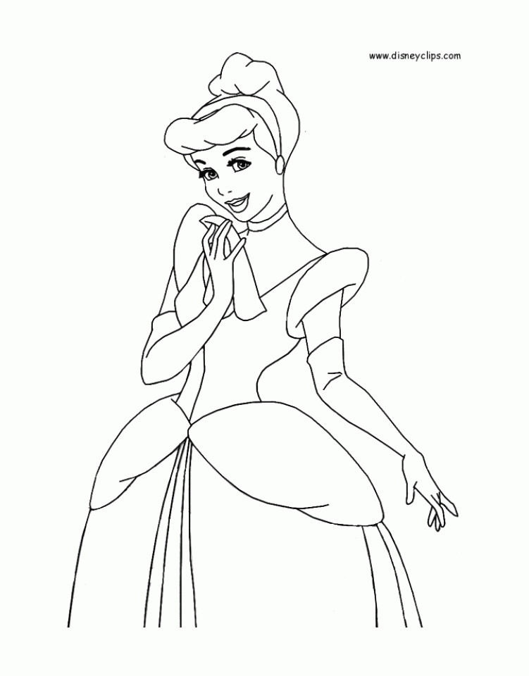 Princess Coloring Sheets For Girls
 Get This Cinderella Princess Coloring Pages for Girls