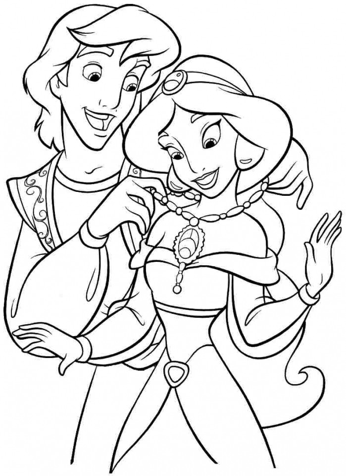 Princess Coloring Sheets For Girls
 Get This Princess Jasmine Printable Coloring Pages for