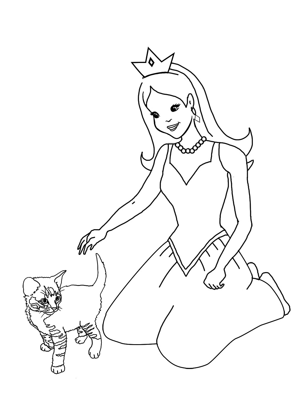 Princess Coloring Sheets For Girls
 Princess Coloring Pages