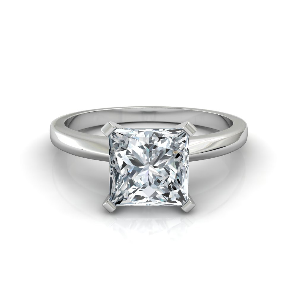 Princess Cut Diamond Wedding Sets
 Classic Princess Cut Diamond Engagement Ring Natalie