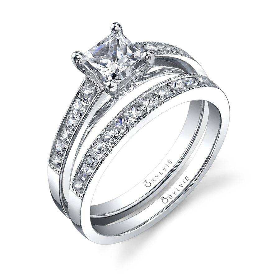 Princess Cut Solitaire Engagement Ring
 Célestine Princess Cut Solitaire Engagement Ring SY709