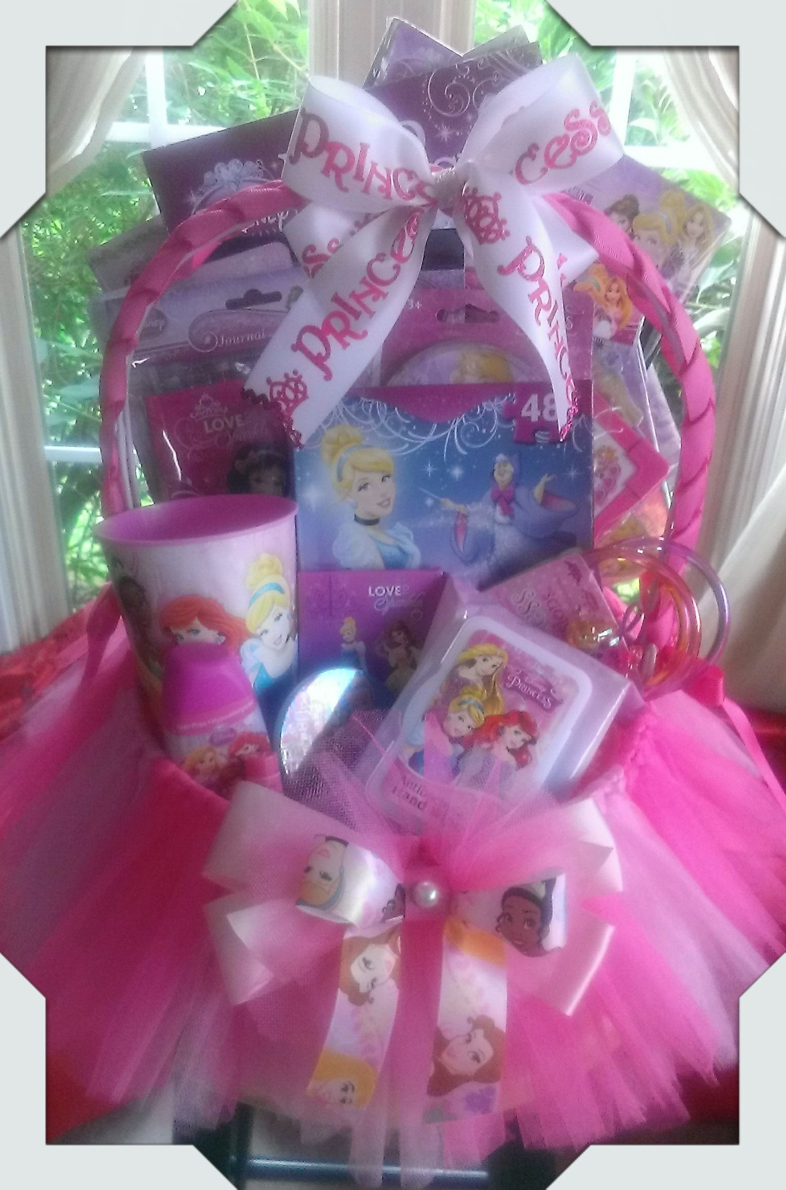 Princess Gift Basket Ideas
 Disney Princess Gift Basket Made By Norma s Unique Gift