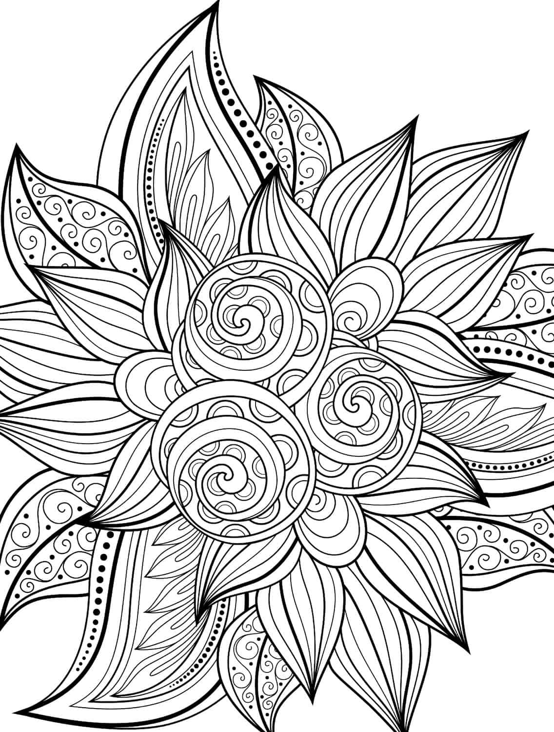 Printable Adult Coloring Pages
 10 Free Printable Holiday Adult Coloring Pages