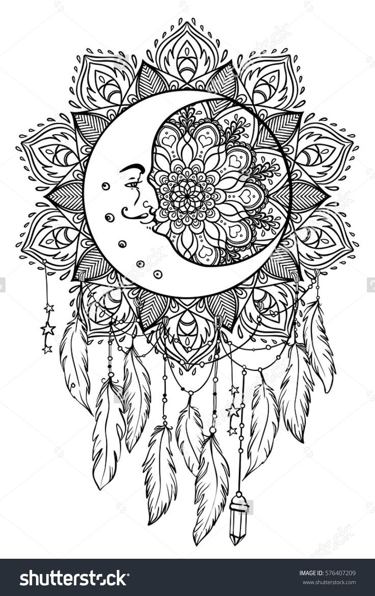 Printable Adult Coloring Pages Dream Catchers
 134 best images about DreamCatcher Coloring Pages for
