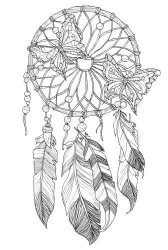 Printable Adult Coloring Pages Dream Catchers
 Clip from Komet Verlag GmbH Relax Art Wunderbare