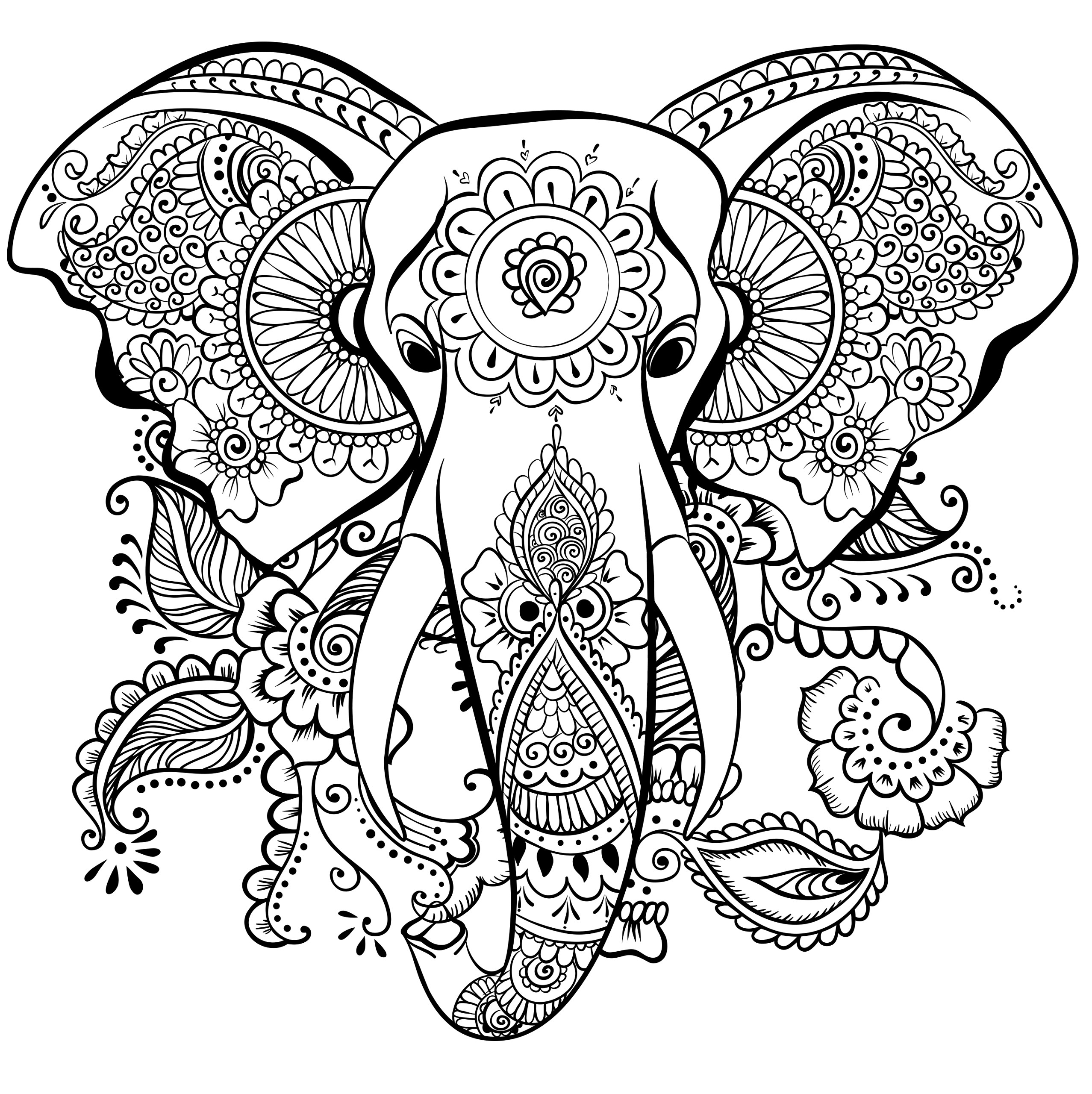 Printable Adult Coloring Pages
 63 Adult Coloring Pages To Nourish Your Mental Visual