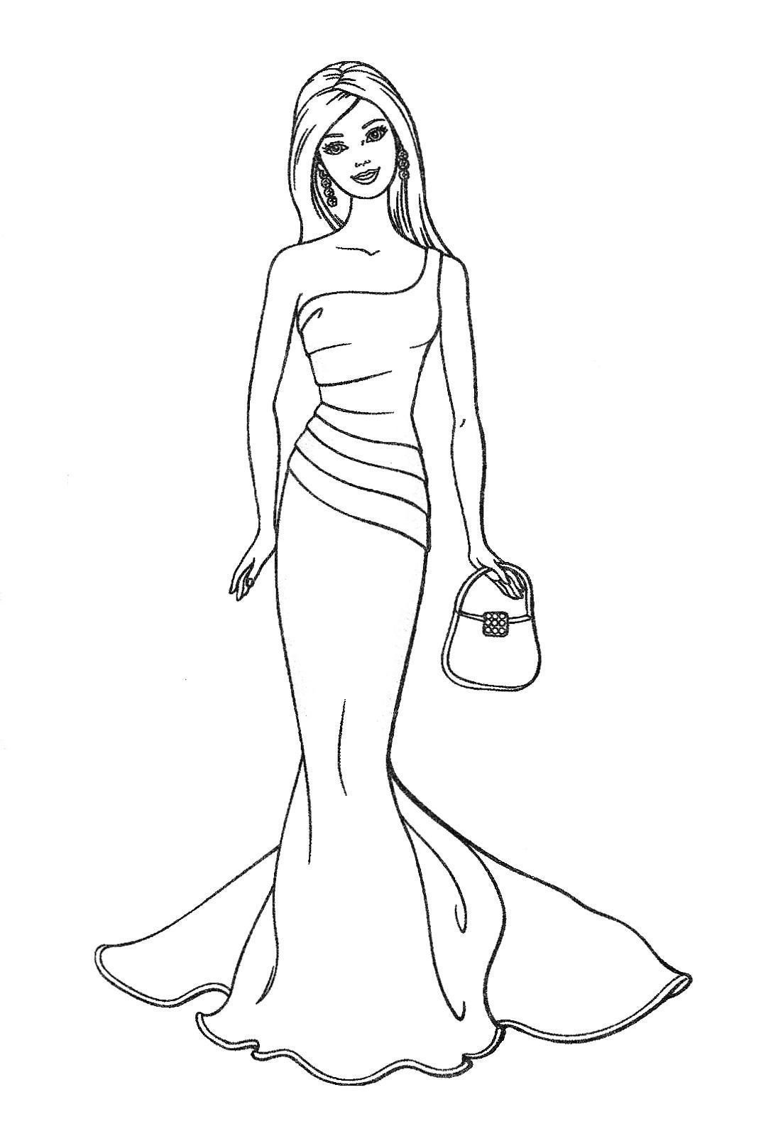 Printable Barbie Coloring Pages
 BARBIE COLORING PAGES