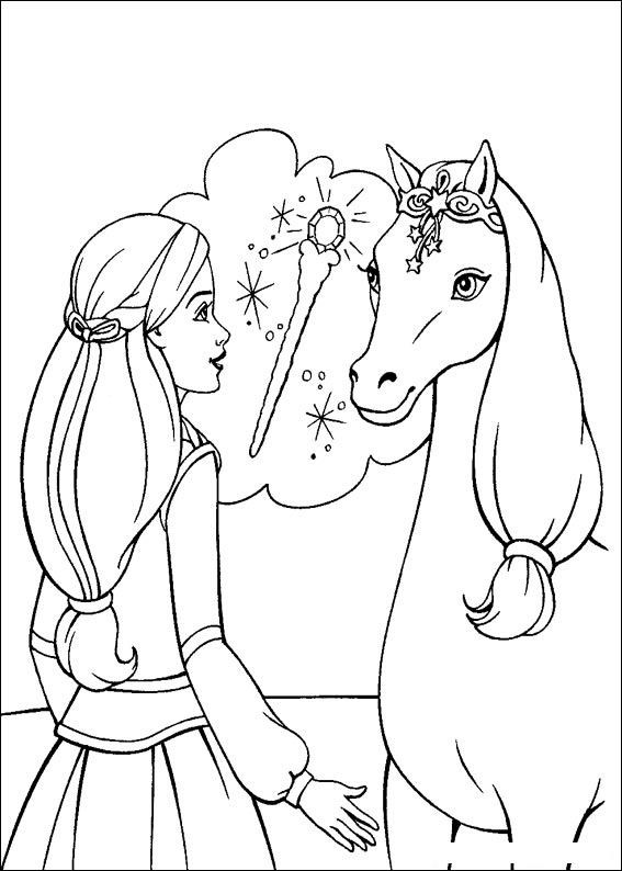 Printable Barbie Coloring Pages
 Barbie Coloring Pages