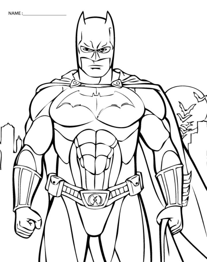 Printable Batman Coloring Pages
 102 best images about Batman Birthday Party on Pinterest
