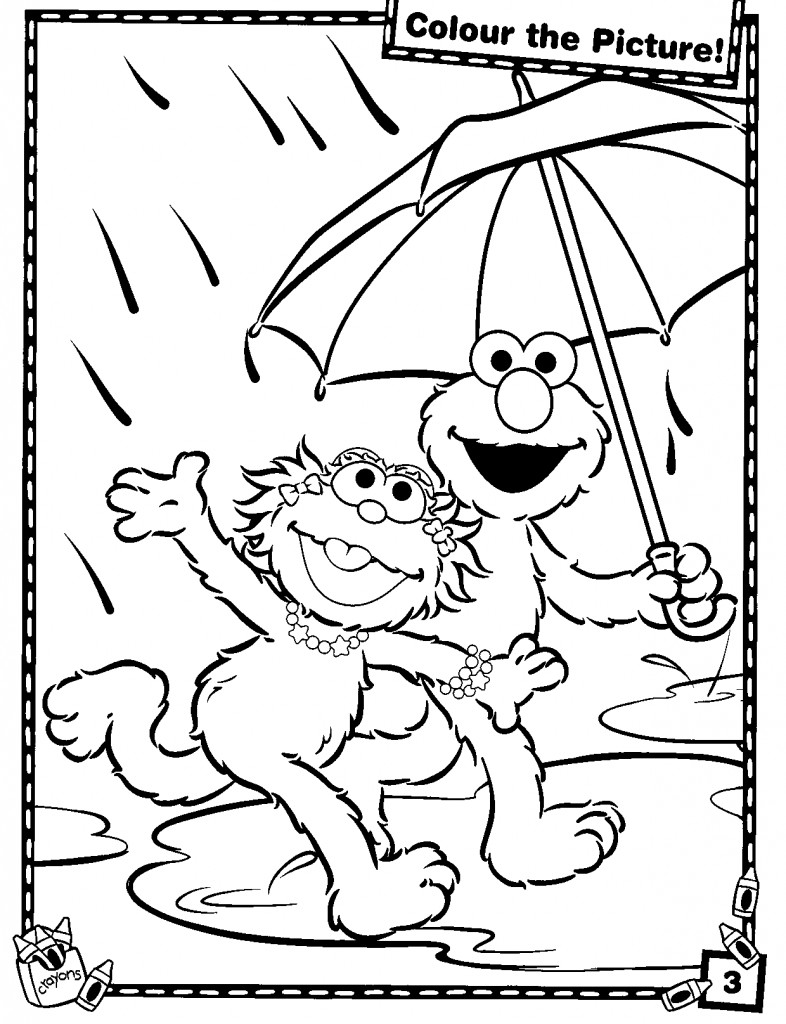 Printable Coloring Pages For Children
 Free Printable Elmo Coloring Pages For Kids