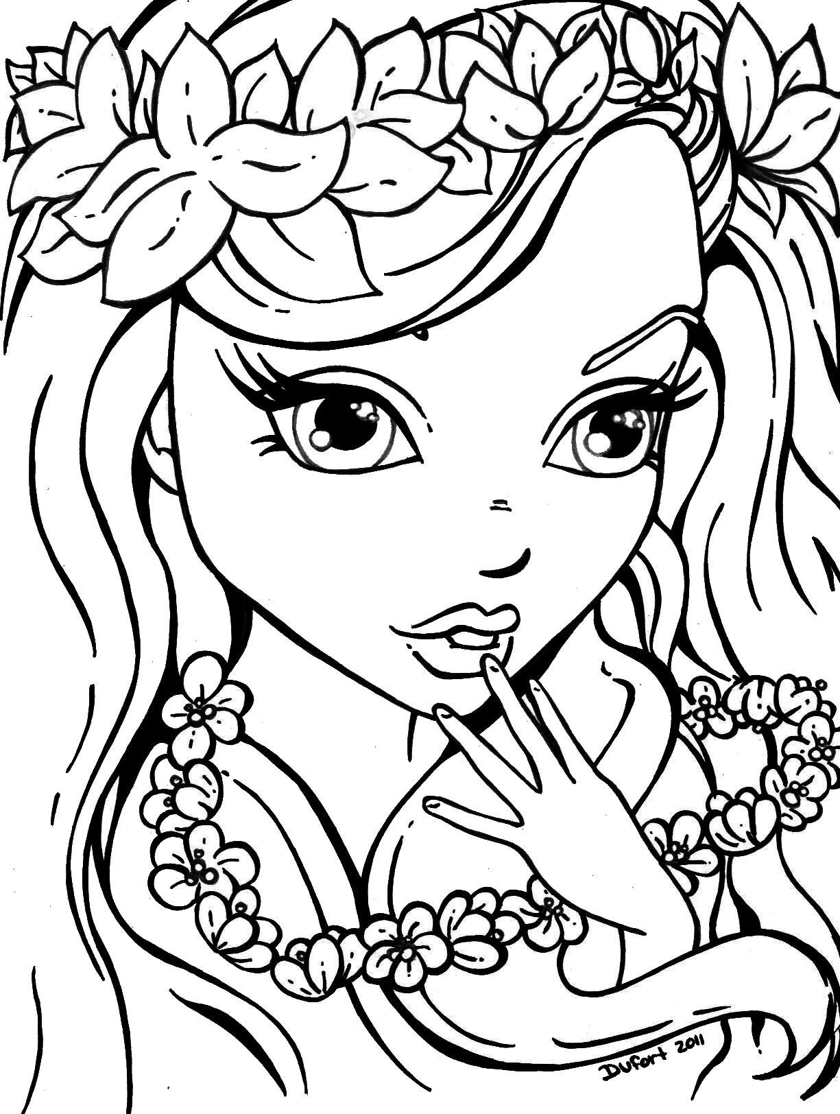 Printable Coloring Pages For Girls
 85 Barbie Coloring Pages for Girls All Characters
