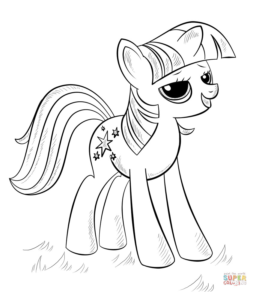Printable Coloring Pages For Girls
 Princess Alicorn coloring page