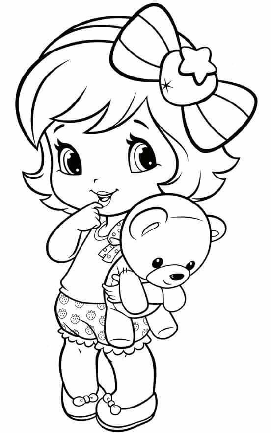 Printable Coloring Pages For Girls
 Coloring Pages Little Girl